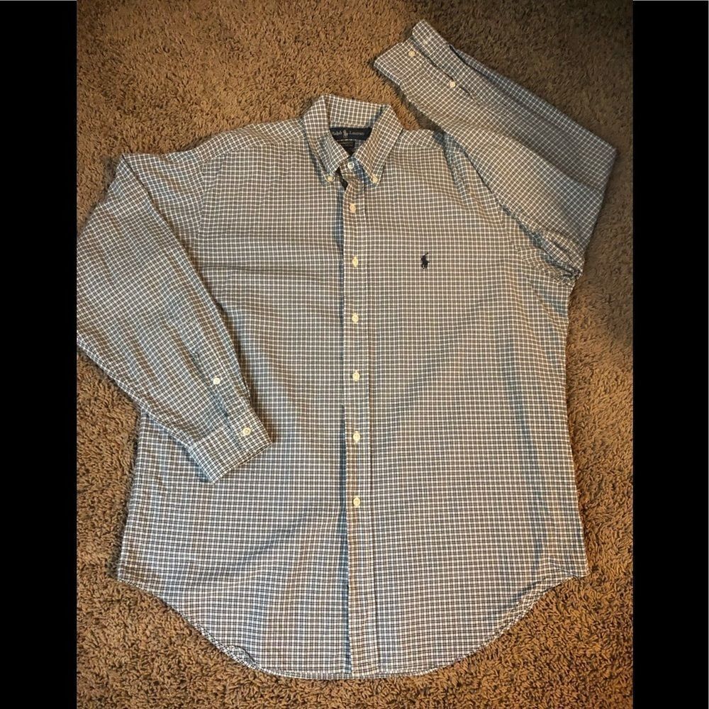 Ralph Lauren plaid button down sz 16